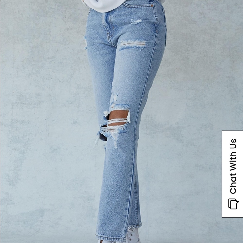 PACSUN RIPPED MOM JEAN